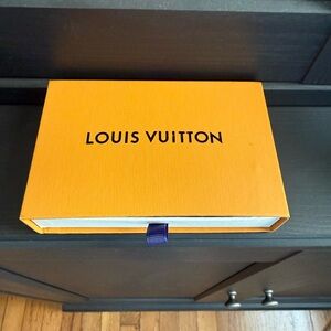 Louis Vuitton Orange Box with Blue Pull Tab